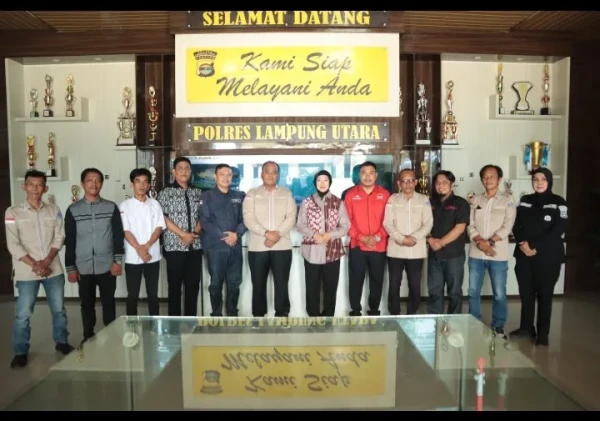 Kapolres Lampung Utara Terima Audensi Dari Serikat Pers Republik Indonesia (SPRI)