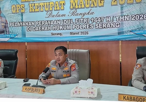 Polres Serang Gelar Latihan Pra Operasi Ketupat Maung 2026 untuk Pengamanan Idul Fitri