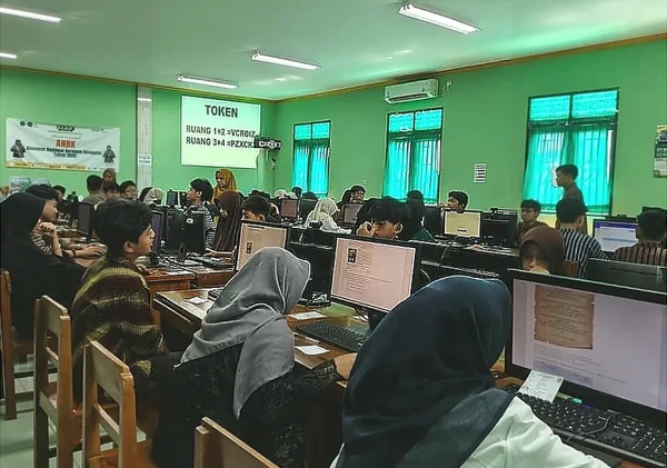 MTsN 9 Bantul Gelar Simulasi TKA Hari Kedua, Siswa Kelas IX Fokus Bahasa Indonesia