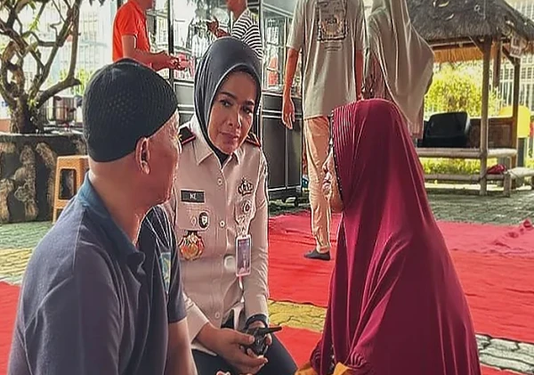 Lapas Bandar Lampung Layani Ratusan Pengunjung di Hari Kedua Idul Fitri