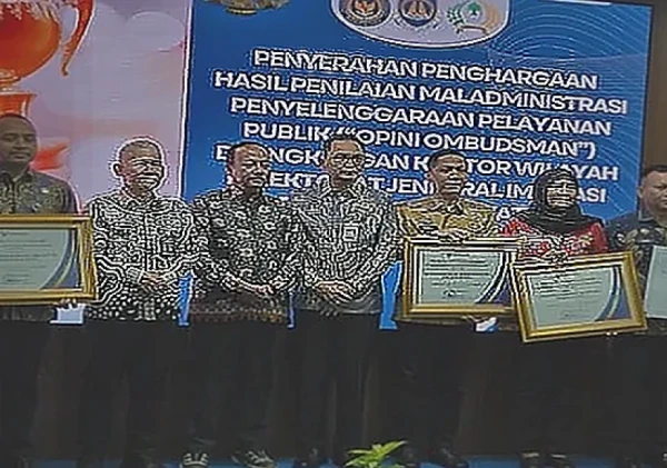 Bapas Jakarta Timur/Utara Raih Penghargaan Ombudsman RI Kategori Pelayanan Publik Baik