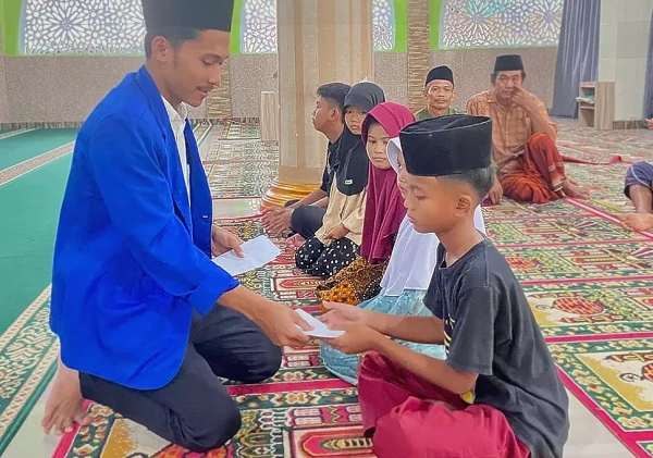 PMII USBR Gelar Tausyiah Ramadan dan Santunan Anak Yatim di Lebak