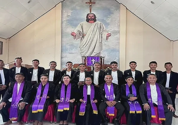 13 Warga Binaan Lapas Saumlaki Diteguhkan Jadi Anggota Sidi Baru Gereja Protestan Maluku