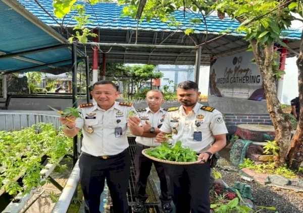 Lapas Narkotika Karang Intan Panen Daun Mint, Bekali Warga Binaan Keterampilan Mandiri
