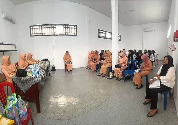 Dharma Wanita Bapas Bengkulu Pererat Silaturahmi Lewat Pertemuan Rutin dan Arisan