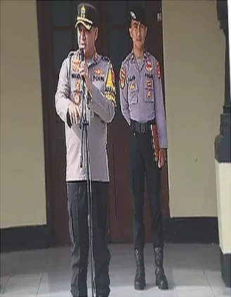 Wakapolresta Serang Kota Pimpin Apel Pagi, Ingatkan Personel Jaga Disiplin dan Kesehatan