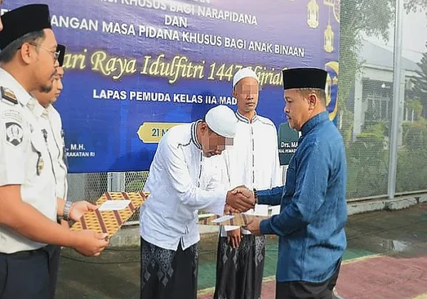 Lapas Pemuda Madiun Beri Remisi Khusus Idul Fitri kepada 510 Warga Binaan