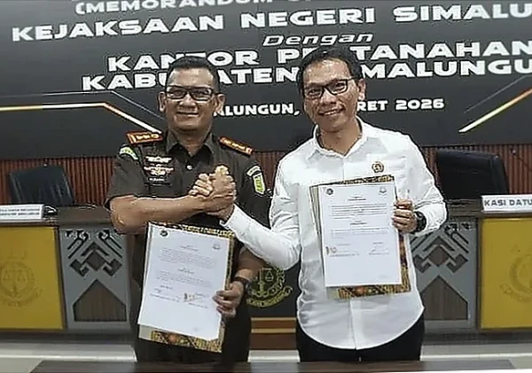 Kejaksaan Negeri Simalungun dan Kantor Pertanahan Teken MoU Penanganan Masalah Hukum