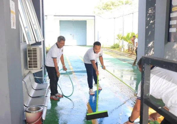 Lapas Pemuda Madiun Gelar Bakti Sosial Sambut Hari Bakti Pemasyarakatan Ke-62