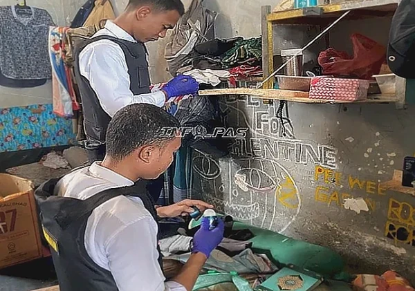 Lapas Luwuk Sita Handphone dan Benda Terlarang dalam Penggeledahan Blok Hunian