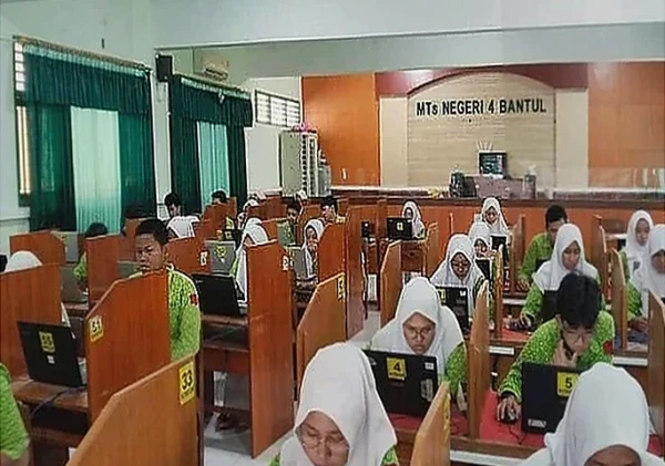 242 Siswa MTsN 4 Bantul Ikuti Try Out TKA Dikpora Kabupaten