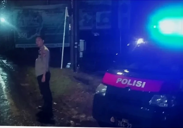 Polsek Kramatwatu Gelar Patroli Malam di Jalan Serang-Cilegon, Antisipasi Kejahatan