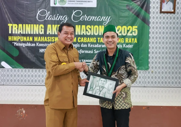 Training Akbar Nasional HMI Ditutup, Pesan Bupati Tangerang Jadi Sorotan