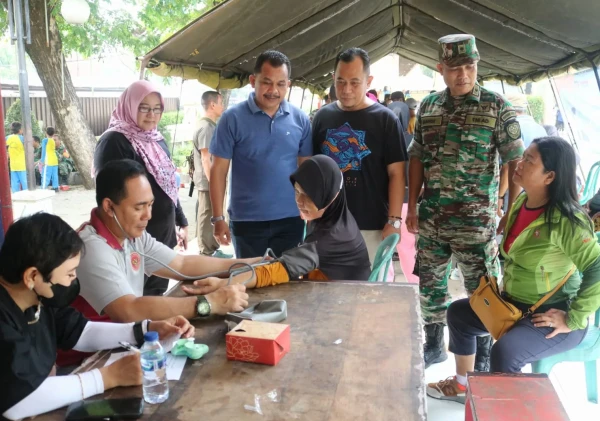 Meriahkan HKN Ke-59, Kodim 0602/Serang Gelar Pengobatan Gratis