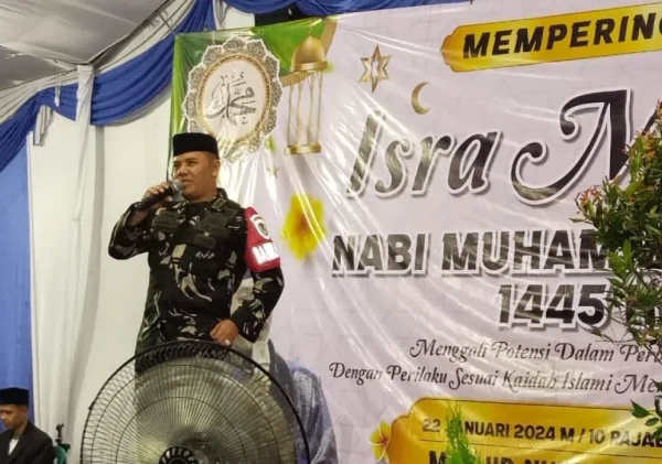 Danramil 0602-06/Kramatwatu Sampaikan Pesan Kepada Generasi Milenial Dalam Peringatan Isro Mi'raj Nabi Muhammad SAW