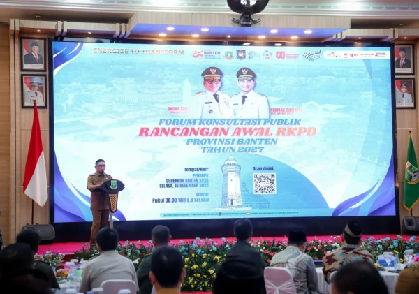 Gubernur Banten Tekankan Pentingnya Forum Konsultasi Publik Rancangan Awal RKPD 2027