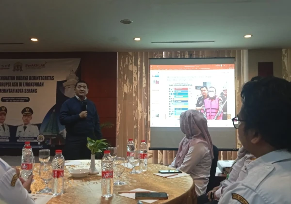 Pemkot Serang Gelar Pelatihan Penguatan Budaya Berintegritas Antikorupsi bagi ASN