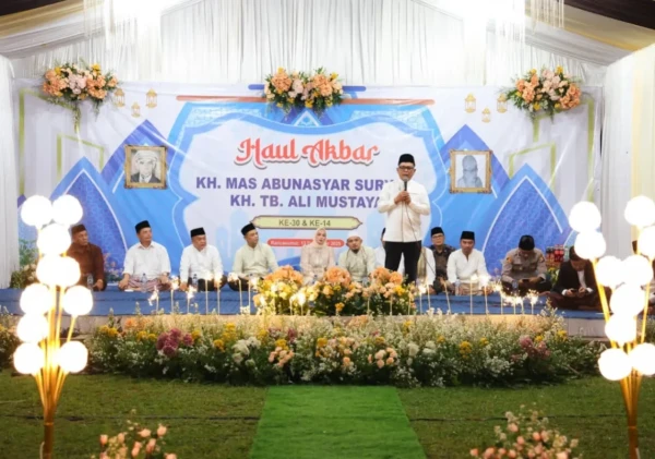 Gubernur Banten Hadiri Haul KH. Mas Abunasyar Surya dan KH. Tubagus Ali Mustaya di Kabupaten Serang
