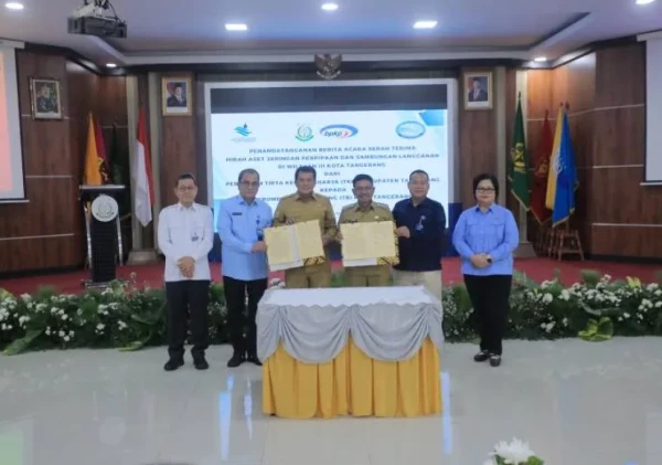 30 Ribu Sambungan Air Bertambah, Zona II Kota Tangerang Resmi Berpindah Pengelolaan