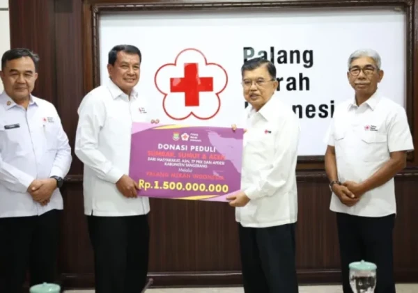 Rp1,5 Miliar dari Tangerang untuk Sumatera: Aksi Kemanusiaan ASN hingga Desa Diserahkan ke PMI Pusat
