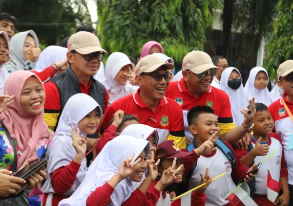 Jalan Sehat 25 Wali Kota Peserta Rakorkomwil Apeksi Jadi Ajang Promosikan UMKM dan Budaya Kota Cilegon