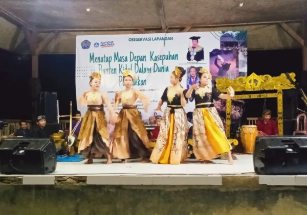 Pagelaran Seni Musik Jaipong dan Mahasiswa PGSD Universitas Setia Budhi Meriahkan Ritual Syukuran Pare Anyar.