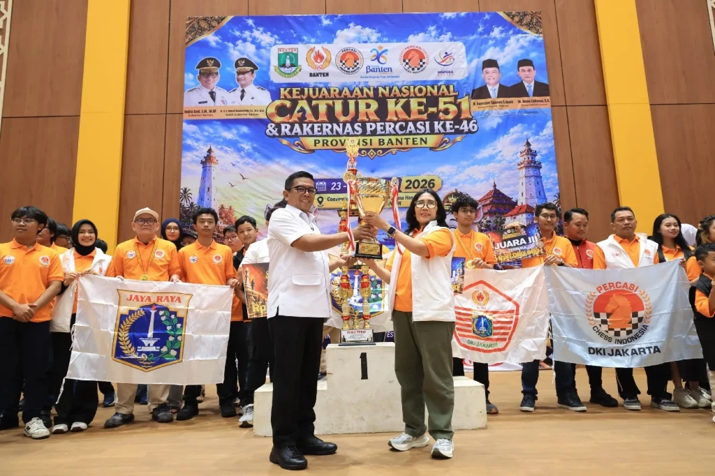 Catur Banten Naik Empat Peringkat, Tembus Posisi Kedua Nasional
