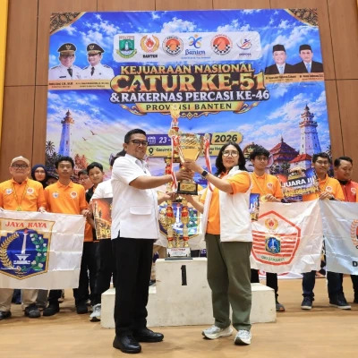 Catur Banten Naik Empat Peringkat, Tembus Posisi Kedua Nasional