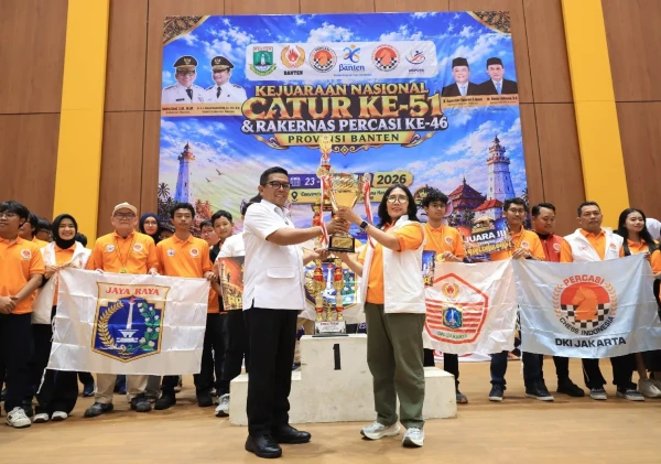 Catur Banten Naik Empat Peringkat, Tembus Posisi Kedua Nasional