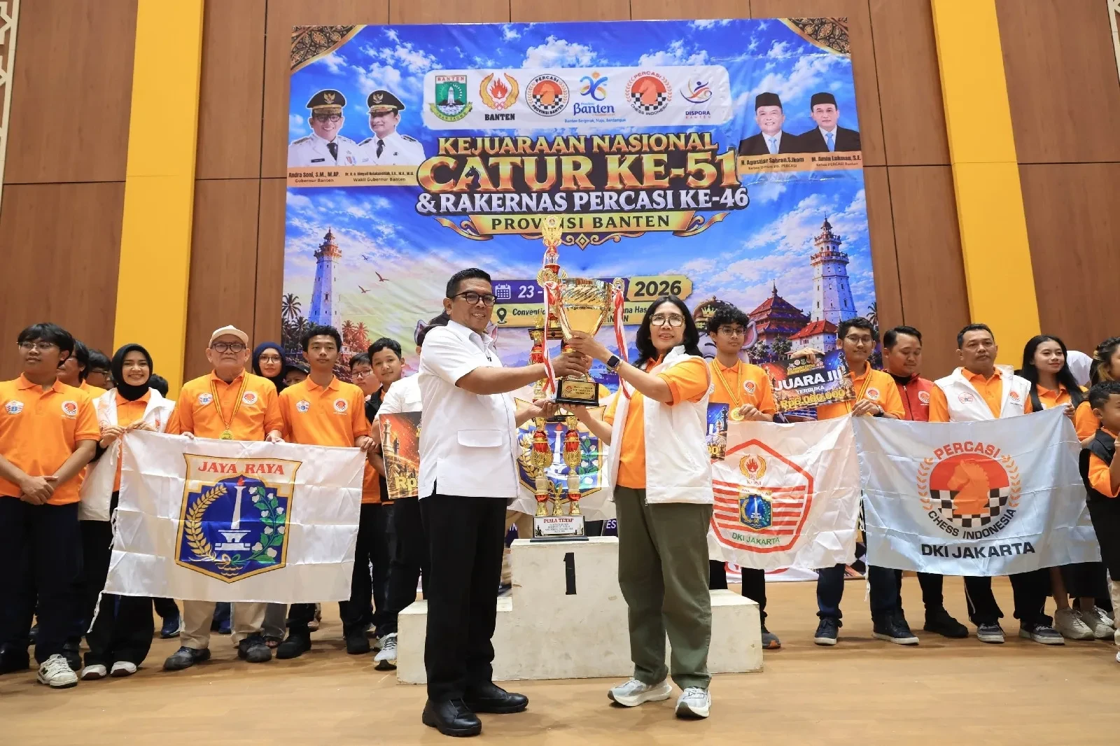 Catur Banten Naik Empat Peringkat, Tembus Posisi Kedua Nasional