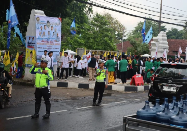 Polda Banten Amankan Kunjungan Capres di Wilayah Kota Serang