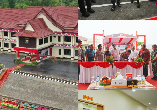 Resmikan Rumah Sakit dan Polres Tapsel, Kapolri Tegaskan Beri Pelayanan Terbaik