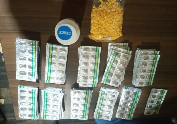 Diringkus Saat Menunggu Pelanggan, Pengedar Pil Koplo Ditangkap Satresnarkoba Polres Serang.