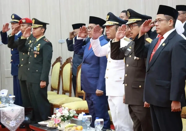 Pj Gubernur Al Muktabar Banten Ikuti Upacara Peringatan Detik-Detik Proklamasi