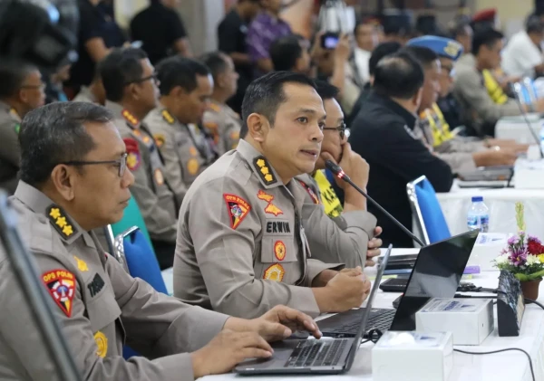 Kakorlantas Polri Bersama Kapolda Bali Laksanakan Tactical Floor Game (TFG) dalam KTT Archipelagic and Island State Forum