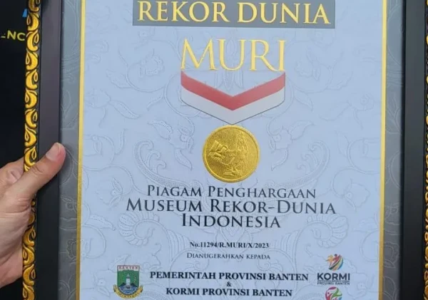Hadirkan Banyak Peserta, Pemprov Bersama Kormi Banten Pecahkan Rekor Dunia Bermain Ketapel