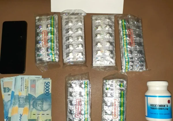 Polsek Mauk Tangkap Pengedar Obat Keras Tanpa Izin, Ratusan Butir Hexymer dan Tramadol Diamankan