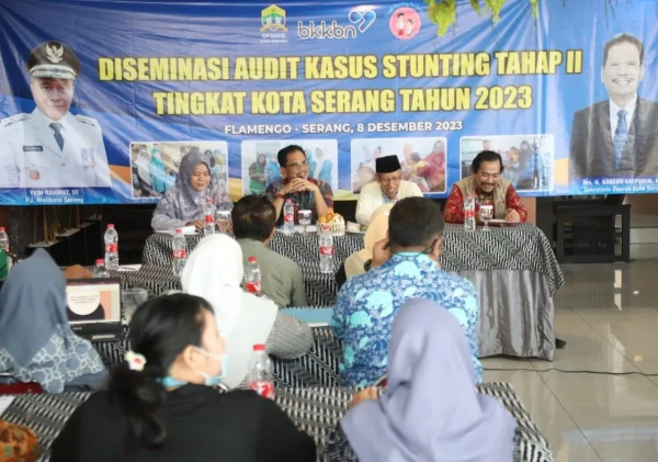 Desiminasi Audit Kasus Stunting Tahap II Tingkat Kota Serang Digelar, Sekda Arahkan Seluruh OPD Saling Bahu-Membahu Dalam Penurunan Kasus Stunting