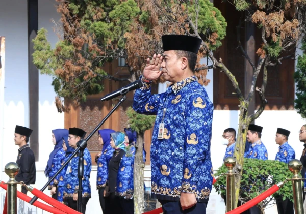 Upacara Peringatan Hari Bela Negara Ke-75 Di Halaman Pendopo Bupati Serang