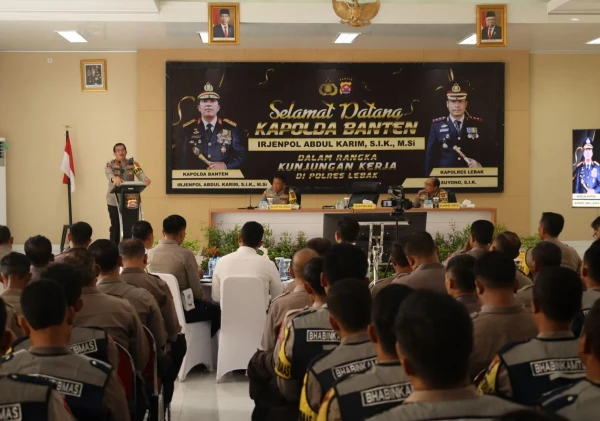 Berkunjung Ke Polres Lebak, Kapolda Banten Ajak Seluruh Personel Lebih Merakyat