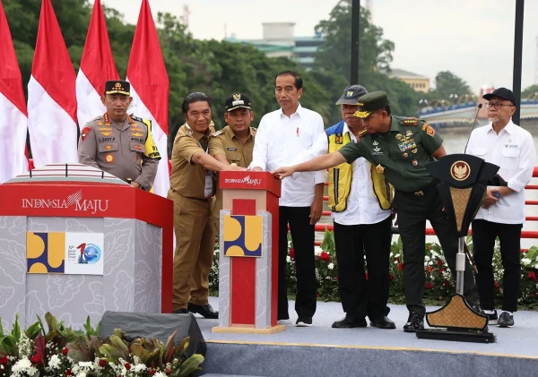 Pj Gubernur Banten Al Muktabar Dampingi Presiden Jokowi Kunjungan Kerja di Provinsi Banten