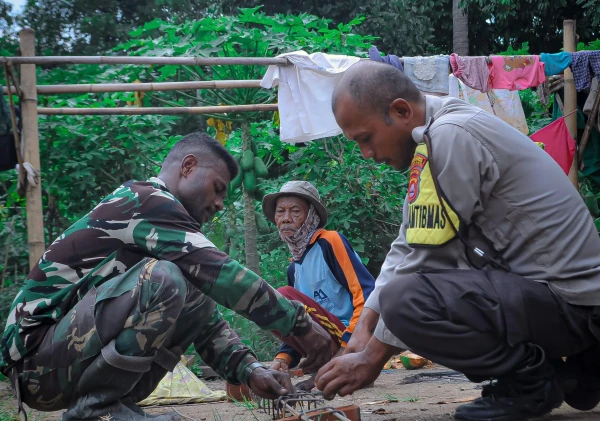 TNI Manunggal Membangun Desa (TMMD) Ke 119 Bersinergi dengan Pihak Kepolisian dan Masyarakat