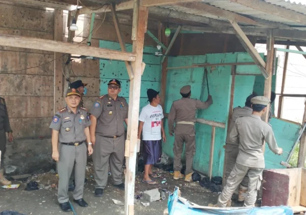 Pembongkaran Bangunan Liar di Kragilan: Satpol PP Kabupaten Serang Bertindak Tegas