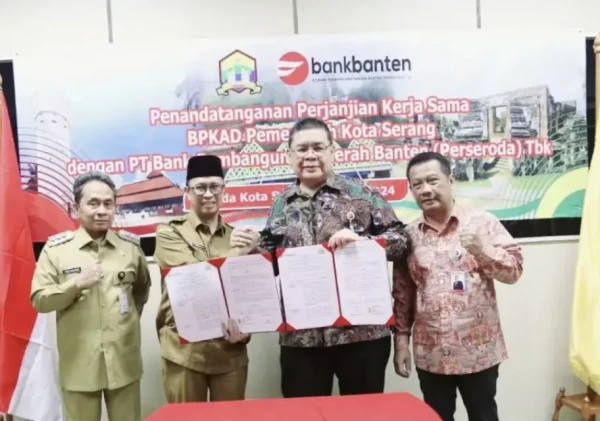 Bank Banten dan Pemkot Serang Tandatangani MoU untuk Pemindahan RKUD