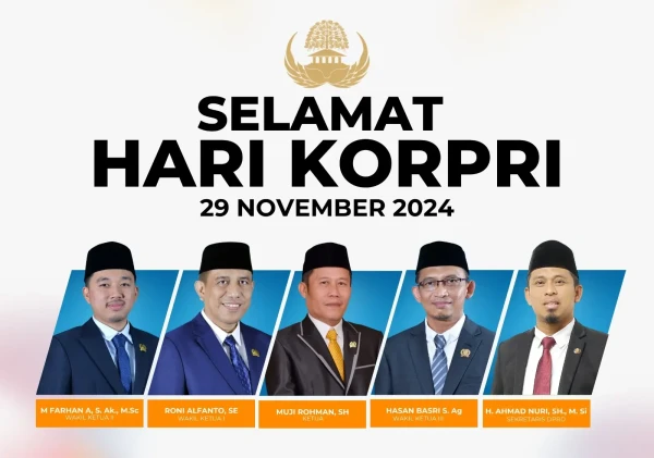 DPRD Kota Serang Bersama Jajarannya Ucapkan Selamat Hari Korpri ke-53