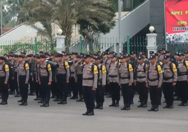 Polres Lebak Gelar Apel Pergeseran Pasukan PAM TPS untuk Pengamanan Pilkada Serentak 2024