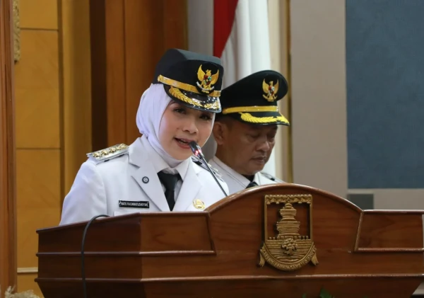 Bupati Baru Ratu Rachmatuzakiyah Sampaikan 9 Program Prioritas 100 Hari Kerja dalam Paripurna DPRD Serang